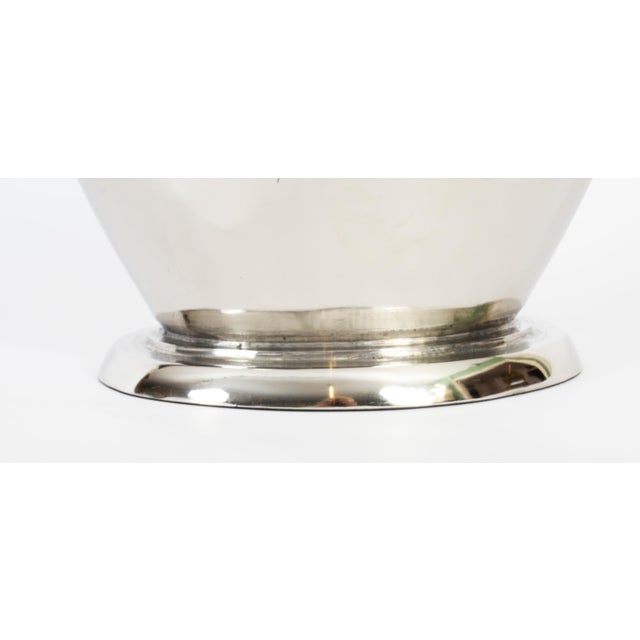 Silver Vintage Champagne Cooler Ice Bucket For Sale - Image 8 of 12