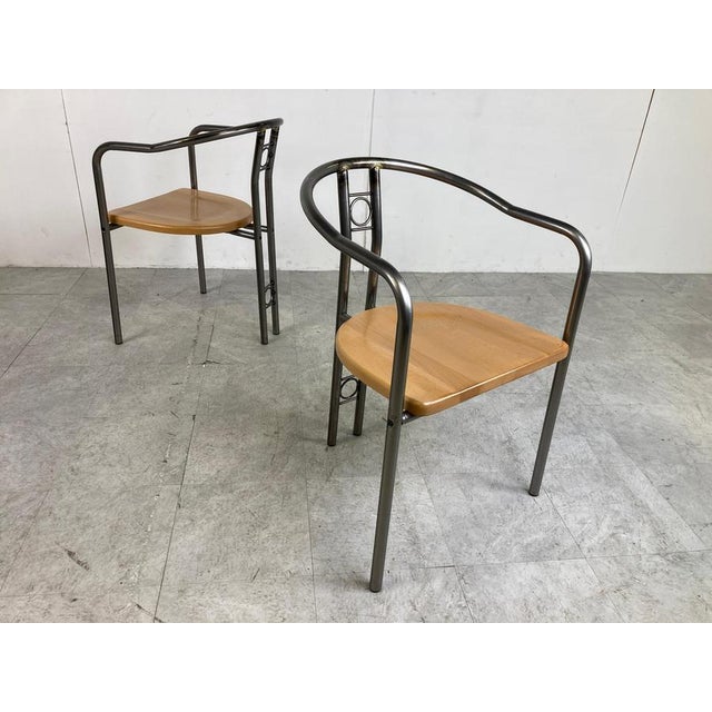 Postmodern Dining Room Set, 1980s, Set of 5 For Sale - Image 14 of 16