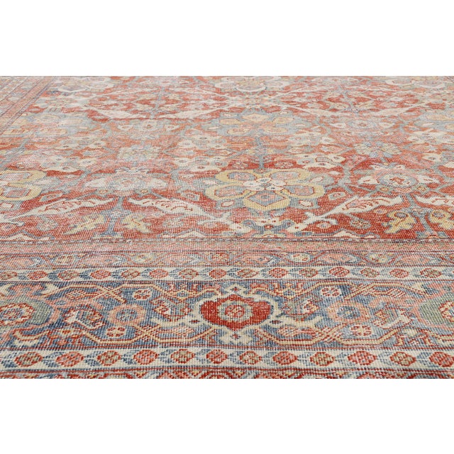 Early 20th Century Antique Persian Mahal Rug, 08'00 X 12'07 For Sale - Image 5 of 10