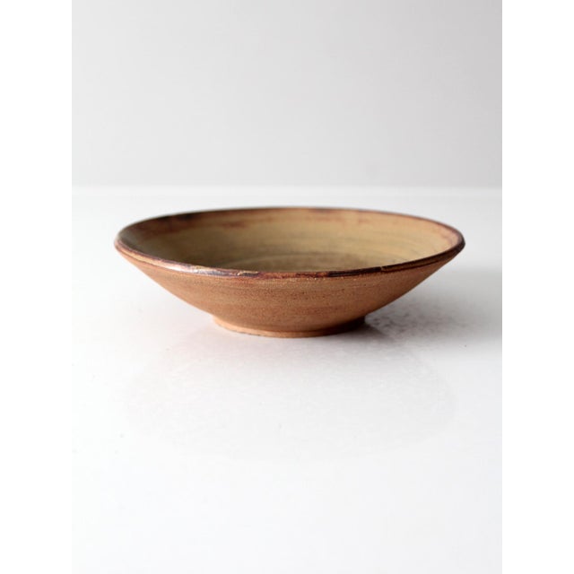 Contemporary Vintage Studio Pottery Bowl For Sale - Image 3 of 6