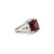 Natural Tourmaline Diamond Ring 6.5 14k White Gold 5.89 TCW Certified For Sale - Image 4 of 18