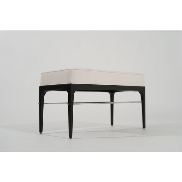 Modern Linear Bench in Espresso Series 36 by Stamford Modern For Sale - Image 3 of 18