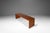 Wood Substantial Handmade Minimalist MCM Custom-Made Studio / Gallery Bench in Walnut, Usa, C. 1980s For Sale - Image 7 of 18
