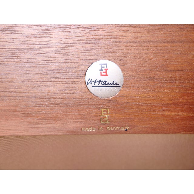 Mid-Century Senator Lounge Chairs in Teak by Ole Wanscher for France & Son, 1960s, Set of 2 For Sale - Image 11 of 12