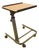 Adjustable Metal Bedside Table with Wheels For Sale