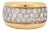 Gold and Diamond Bangle Ring, Size 7.5 For Sale