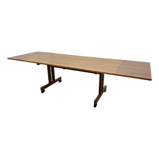 Mid Century Modern Oak Dining Table For Sale