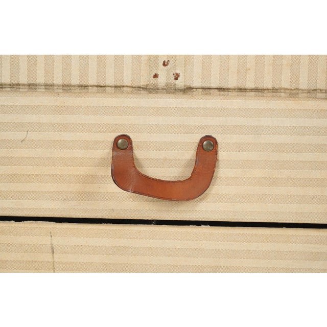 Antique Wood Arched Steamer Wardrobe Trunk For Sale - Image 6 of 16