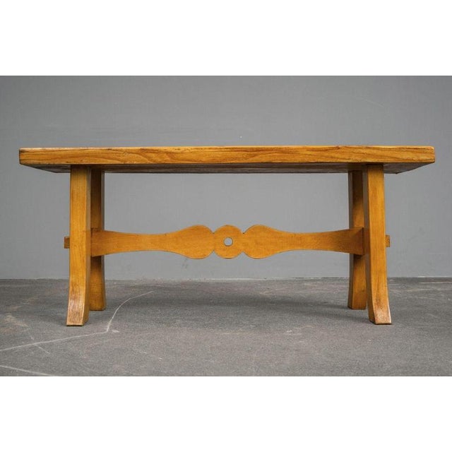 Biedermeier Style Bench in Beech Wood, Early 20th Century For Sale - Image 13 of 14