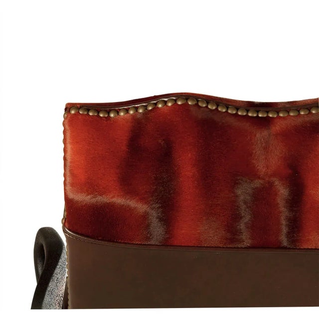 Not Yet Made - Made To Order Custom Leather Office Chair For Sale - Image 5 of 7