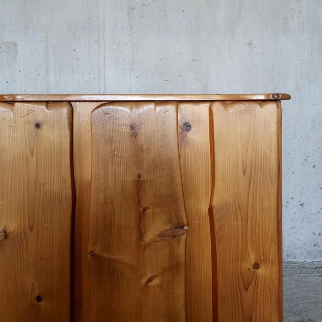 Wood Hand Sculpted Artistic Sideboard in Pine, Denmark, 1960s For Sale - Image 7 of 9