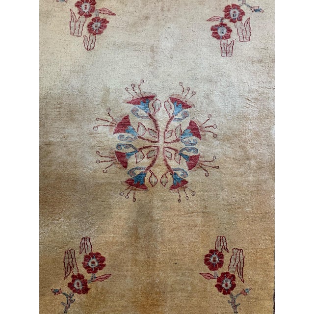 Wool pile genuine hand made Zeigler Sultanabad rug -