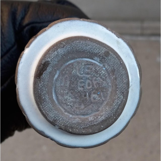 1954 MCM Ingrid Atterberg "Corso" Bud Vase for Upsala Ekeby, Sweden 8" For Sale - Image 10 of 12