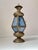 1930s Art Deco Lantern in Brass and Etched Colored Glass, 1930s For Sale - Image 5 of 8