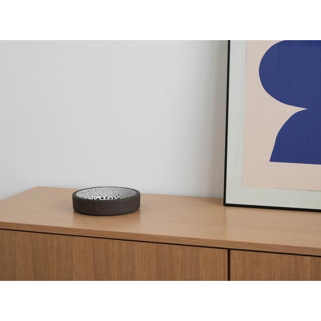 Gray Vintage Danish Ceramic Bowl, 1960s For Sale - Image 8 of 9