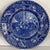 Staffordshire Antique Blue and White Plate "Don't Give Up the Ship" Made in England 1895-1910 For Sale - Image 4 of 4