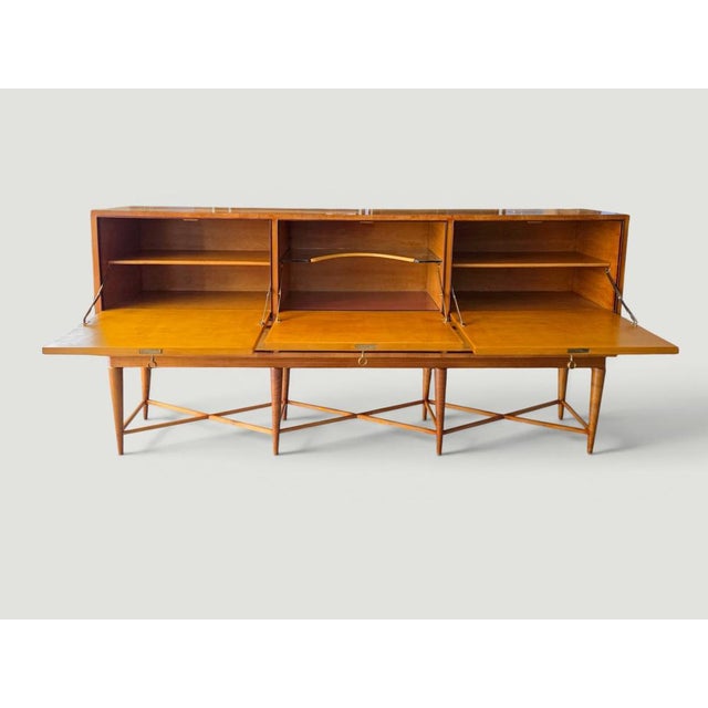 Wood Mid-Century Modern Italian Sideboard in Teak, 1957 For Sale - Image 7 of 18