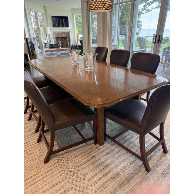 Hardwood Market Dining table by Los Angeles based furniture maker Formations. Beautiful clean lines in a timeless style....
