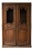 French Provincial Louis XV Style Armoire / Display Cabinet For Sale