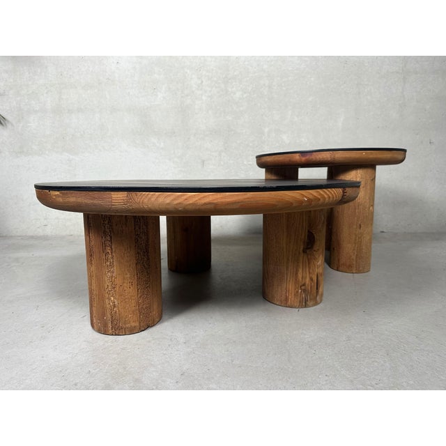 Japandi Salontafel Tables, 1990s, Set of 2 For Sale - Image 13 of 15