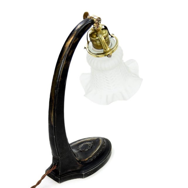 Antique Art Nouveau Table Lamp, 1890s For Sale - Image 5 of 6
