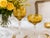 A magnificent 24-piece cut crystal reception service by Nachtmann, perfectly coordinated. Crafted from stunning amber-...