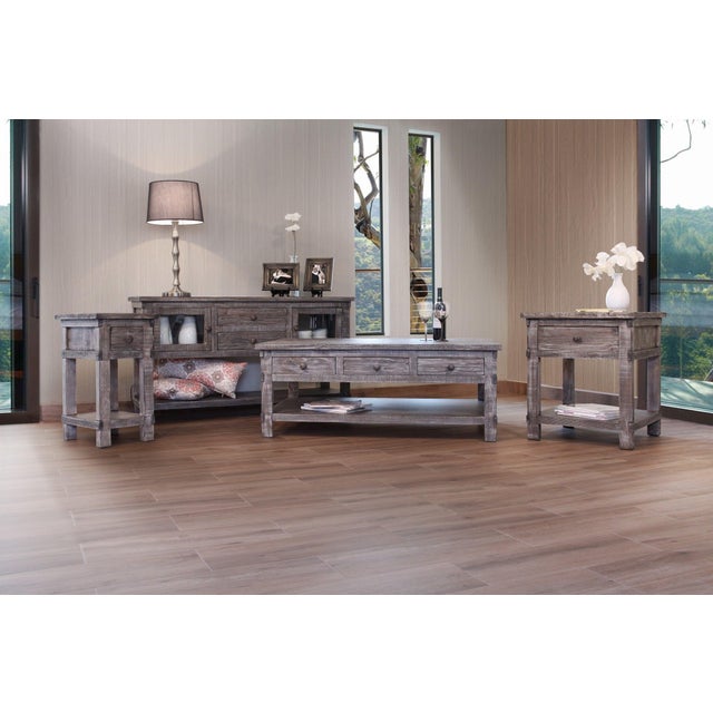 Greenview Collection: Solid wood furniture with rustic and refined industrial details and finishes Farmhouse / Industrial...