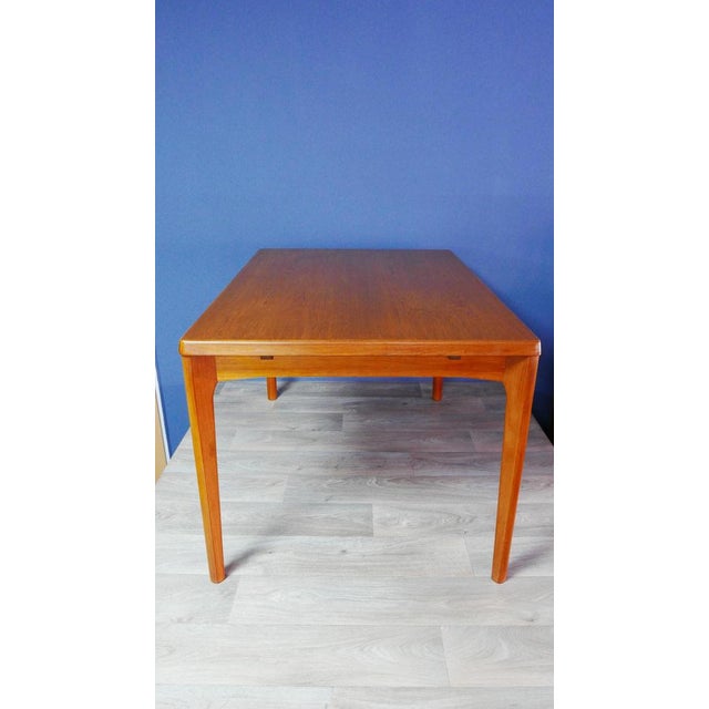Adjustable Teak Dining Table by Henning Kjaernulf for Velje Möbelfabrik For Sale - Image 9 of 16