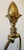 1970's Textured Brass Table Lamp Attributed to Tony Paul for Laurel Lamp Co For Sale In Miami - Image 6 of 8