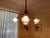 Late 19th Century 4 Light Restored Victorian Japanned Copper Chandelier Electric For Sale - Image 5 of 6