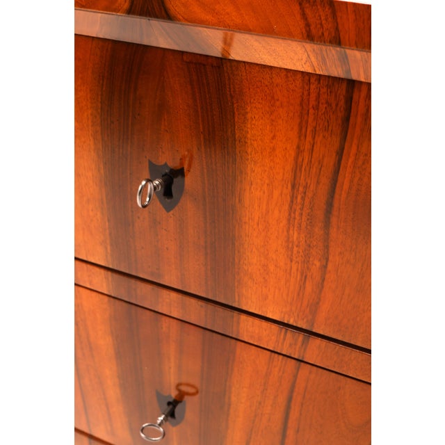Wood Biedermeier Chest of Drawers in Walnut, 1830 For Sale - Image 7 of 16