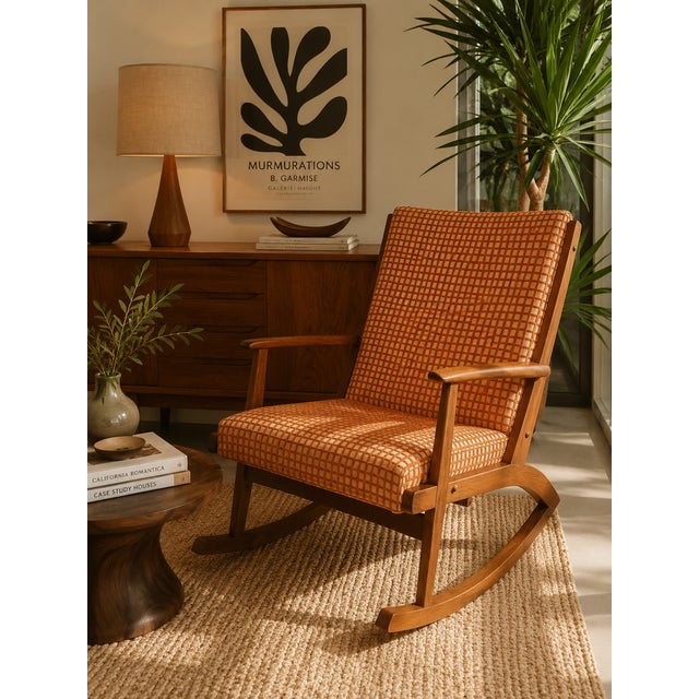 Combining sculptural form with everyday comfort, this striking rocker embodies the timeless simplicity and organic warmth...