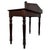 Brown 19th Century English Antique Oak Side Table with Gallery Back For Sale - Image 8 of 11