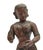 Mid Century Indian Bronze Statue Dancing Girl Metal Antique For Sale - Image 4 of 4