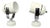 Mid-Century Wall Lamps by Stanislav Indra, Former Czechoslovakia, 1970s, Set of 2 For Sale