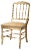 Napoleon III Style Chiavari Solid Wooden Hand-Crafted Gold Leaf Chair, France, 1960s For Sale