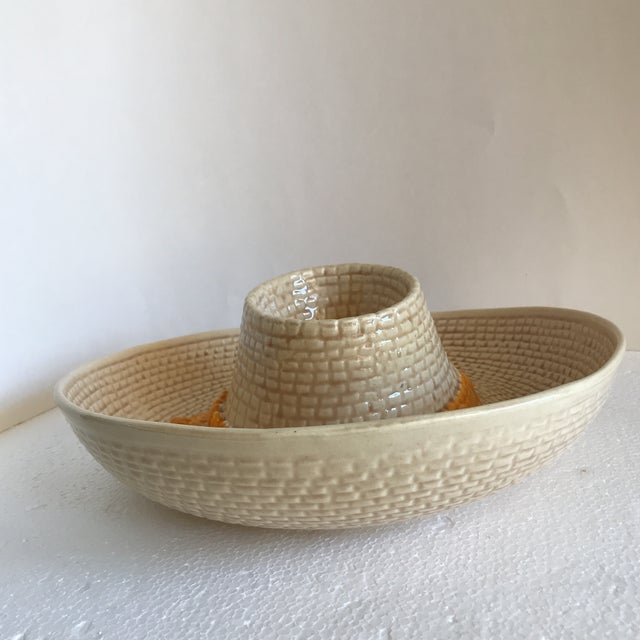 Vintage Sombrero Chips & Salsa Tray Chairish