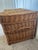 Vintage Large Wicker Storage Trunk For Sale - Image 9 of 10