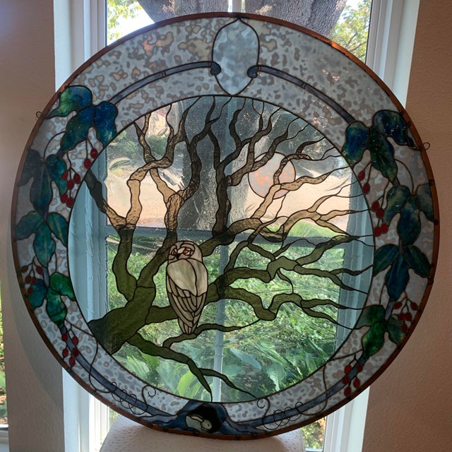 I cannot get photos to do justice for this stunning work of art! This vintage work of art is so dreamy, it really draws...