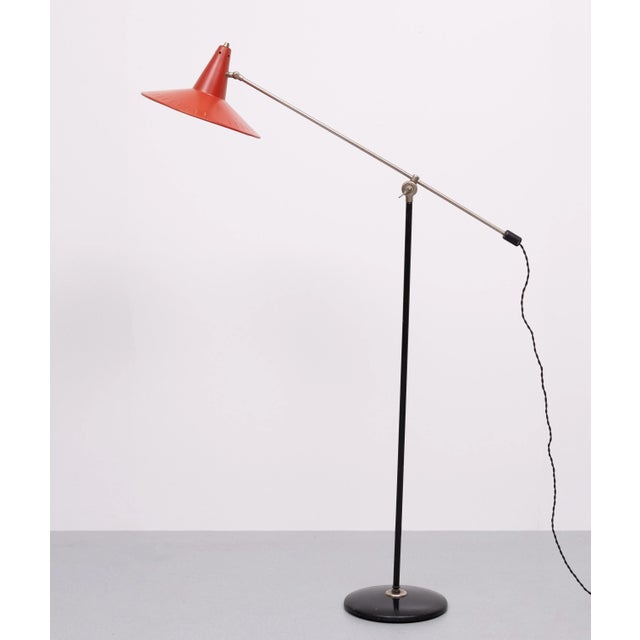 Floor Lamp by Wim Rietveld, Holland, 1960s For Sale - Image 11 of 11