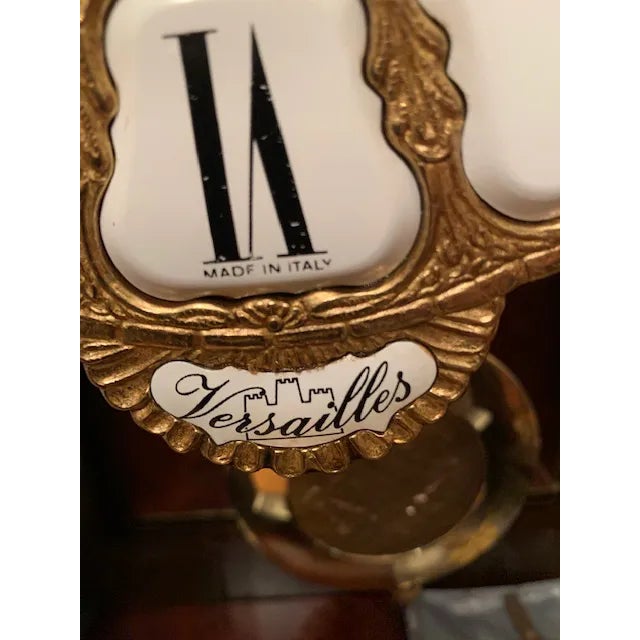 Baroque French Style Versailles Clock For Sale - Image 3 of 13