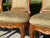French Provincial Century Furniture French Provincial Carved Wood Dining Chairs With Olive Damask Upholstery, Set of 6 For Sale - Image 3 of 12