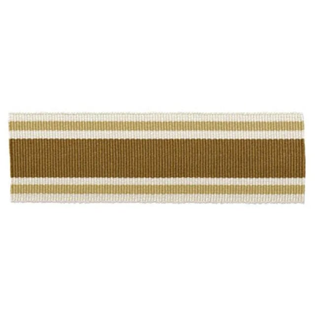 This summery striped flat woven braid has a colorful and casual look. Its five colorations complement Schumacher's Plein...