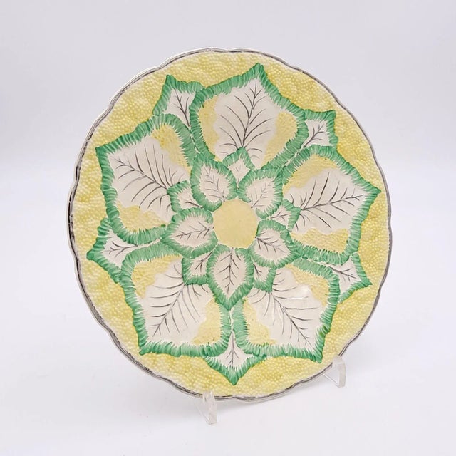 Six Majolica Wedgwood Plates, England Circa 1920 For Sale In San Francisco - Image 6 of 10