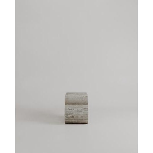 Rosso Lepanto Marble and Stone Prae Stool by Esther Knopfler For Sale - Image 15 of 18