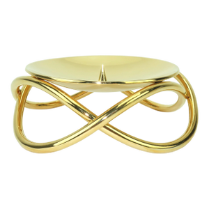 Georg Jensen Gold Glow Candle Holder With Box