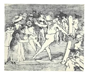 Franco Gentilini, Figures, Offset Print, 1970s