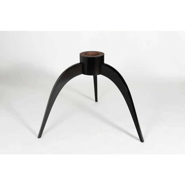 Wood Circular Macassar Game Table, 1930s For Sale - Image 7 of 8