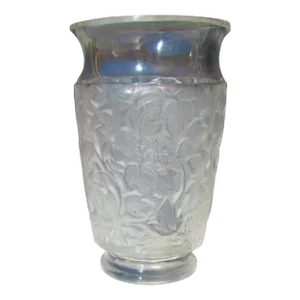 Lalique Crystal Deauville Vase Circa 1950s'