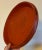 19th Century Antique 19th Century Chinese Scarlet Red Lacquer Carved Wood Footed Round Plateau Tray or Low Bowl For Sale - Image 5 of 9